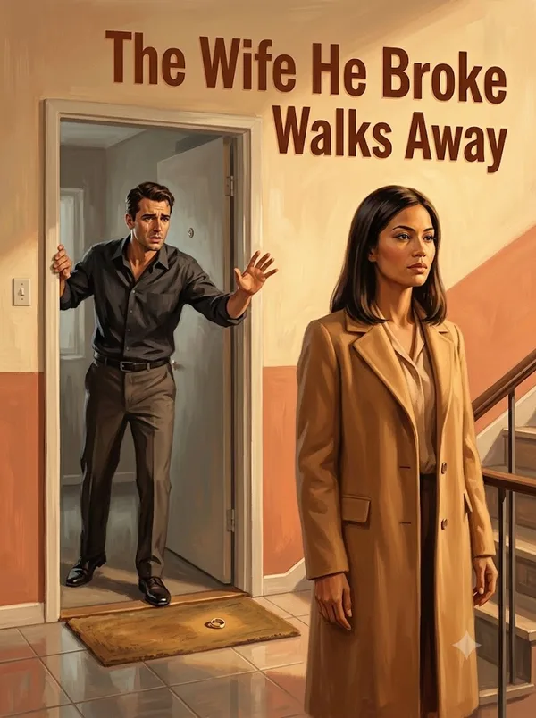 Cover of The Wife He Broke Walks Away