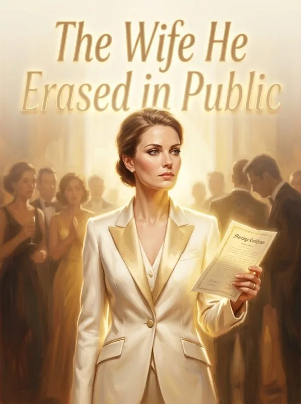 Cover of The Wife He Erased in Public