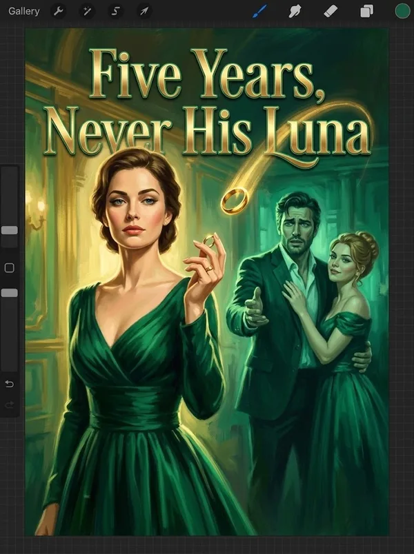 Cover of Five Years, Never His Luna