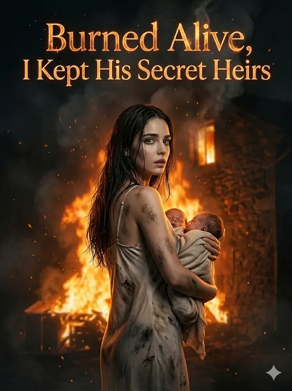 Cover of Burned Alive, I Kept His Secret Heirs