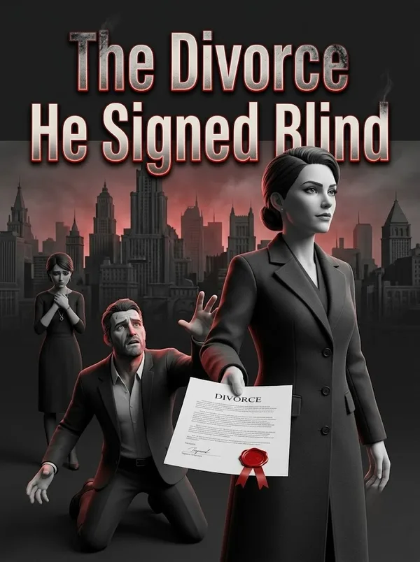 Cover of The Divorce He Signed Blind