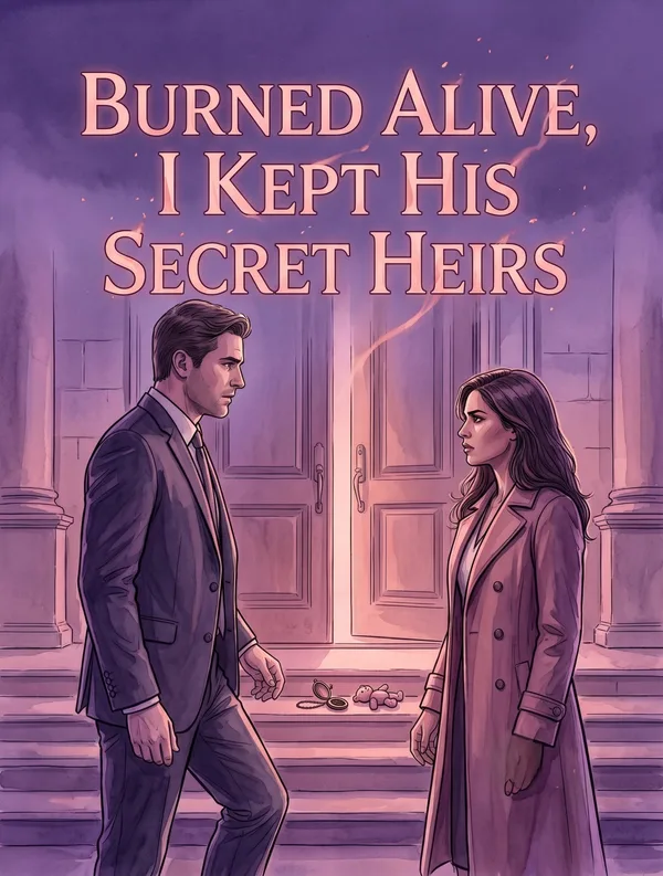 Cover of Burned Alive, I Kept His Secret Heirs