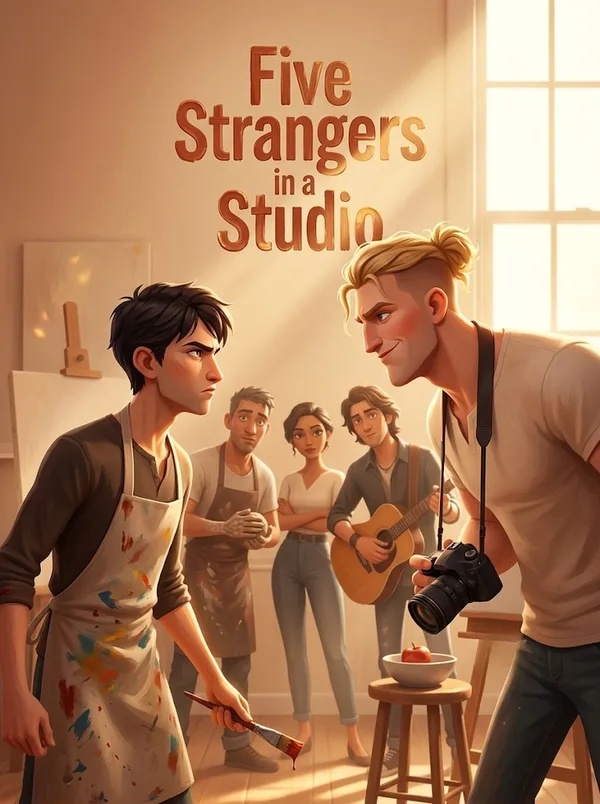 Cover of Five Strangers in a Studio