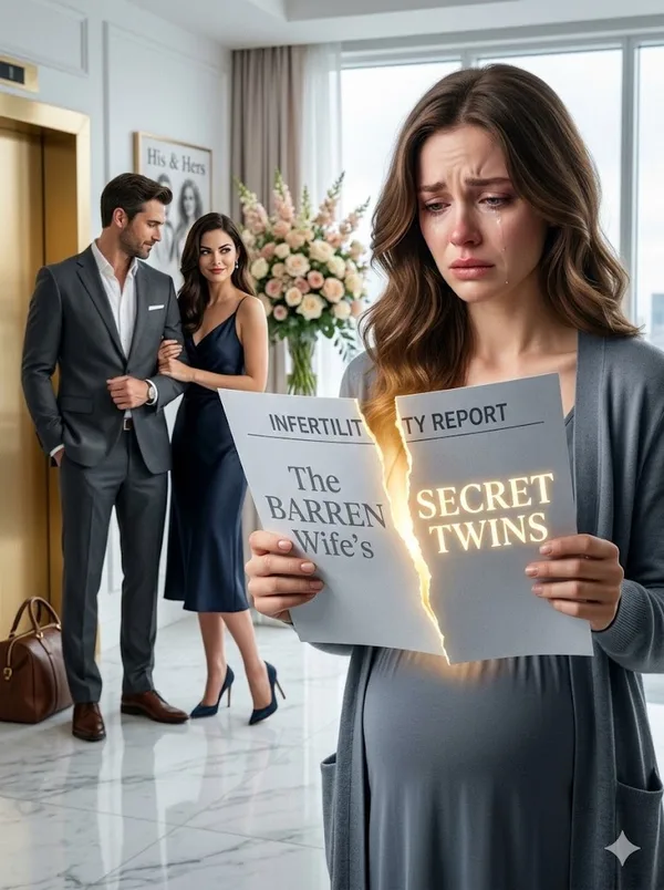 Cover of The Barren Wife's Secret Twins