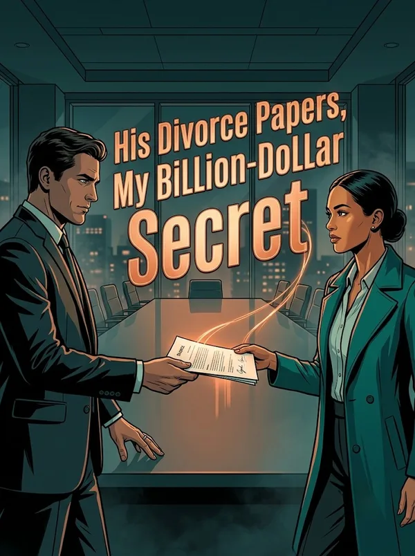 Cover of His Divorce Papers, My Billion-Dollar Secret