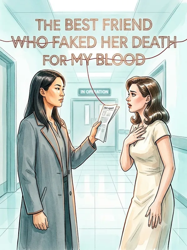 Cover of The Best Friend Who Faked Her Death for My Blood